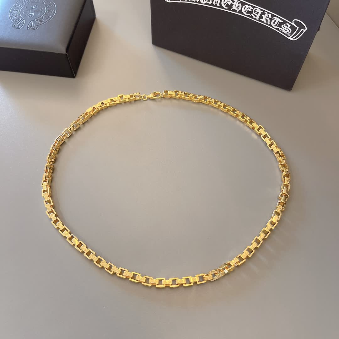 Chrome Hearts Gold Chain Necklace
